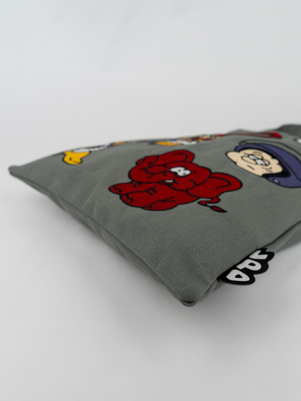 刺繍トートバッグ ＬＡＺＹ ＰＩＺＺＡ ＤＥＬＩＶＥＲＹ ＧＹ