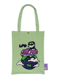 刺繍トートバッグ ＬＡＺＹ ＰＩＺＺＡ ＤＥＬＩＶＥＲＹ ＲＥＢＥＣＣＡ
