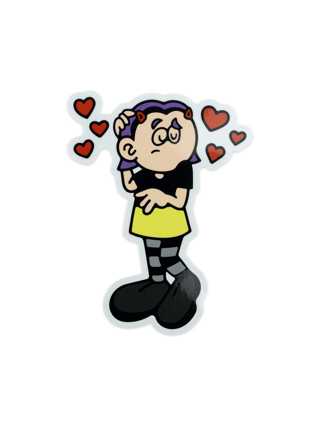 キャラクターステッカー ＬＡＺＹ ＰＩＺＺＡ ＤＥＬＩＶＥＲＹ ＲＥＢＥＣＣＡ