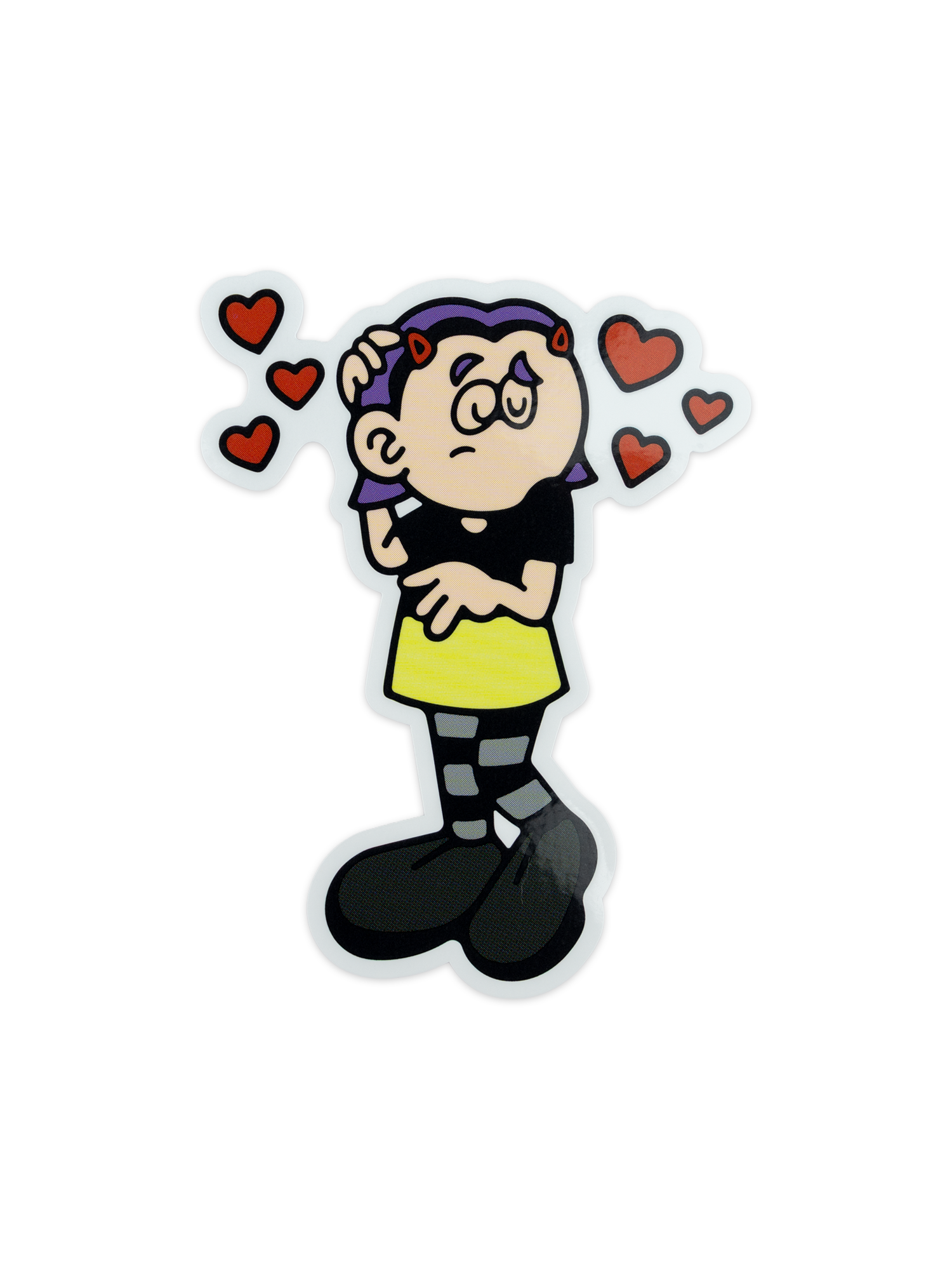 キャラクターステッカー ＬＡＺＹ ＰＩＺＺＡ ＤＥＬＩＶＥＲＹ ＲＥＢＥＣＣＡ