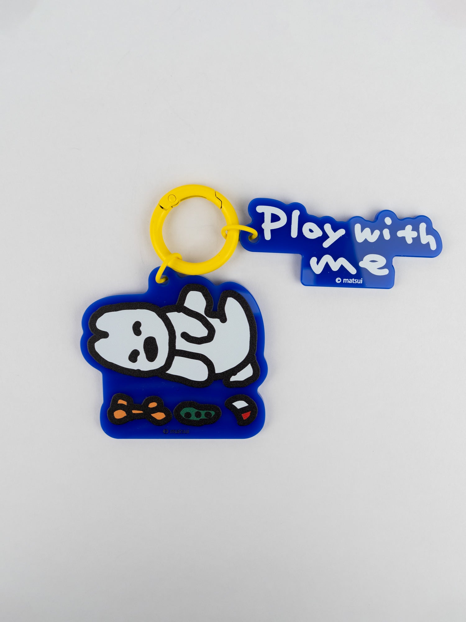 カラーアクリルキーホルダー matsui DOGS. BL