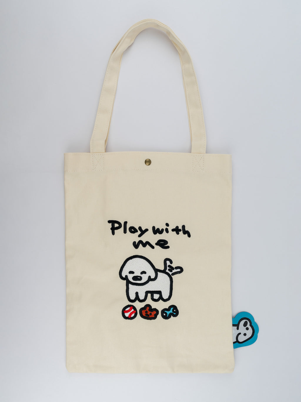 刺繍トートバッグ matsui DOGS. Play! しっぽ