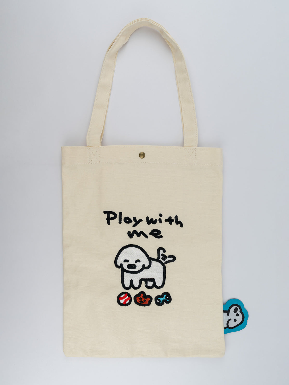 刺繍トートバッグ matsui DOGS. Play! しっぽ