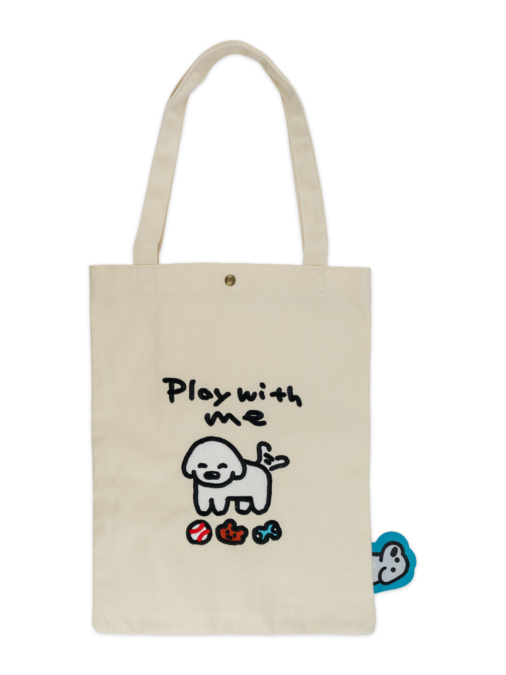 刺繍トートバッグ matsui Play! しっぽ