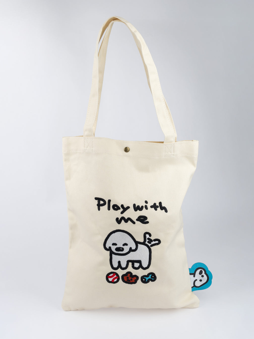 刺繍トートバッグ matsui Play! しっぽ