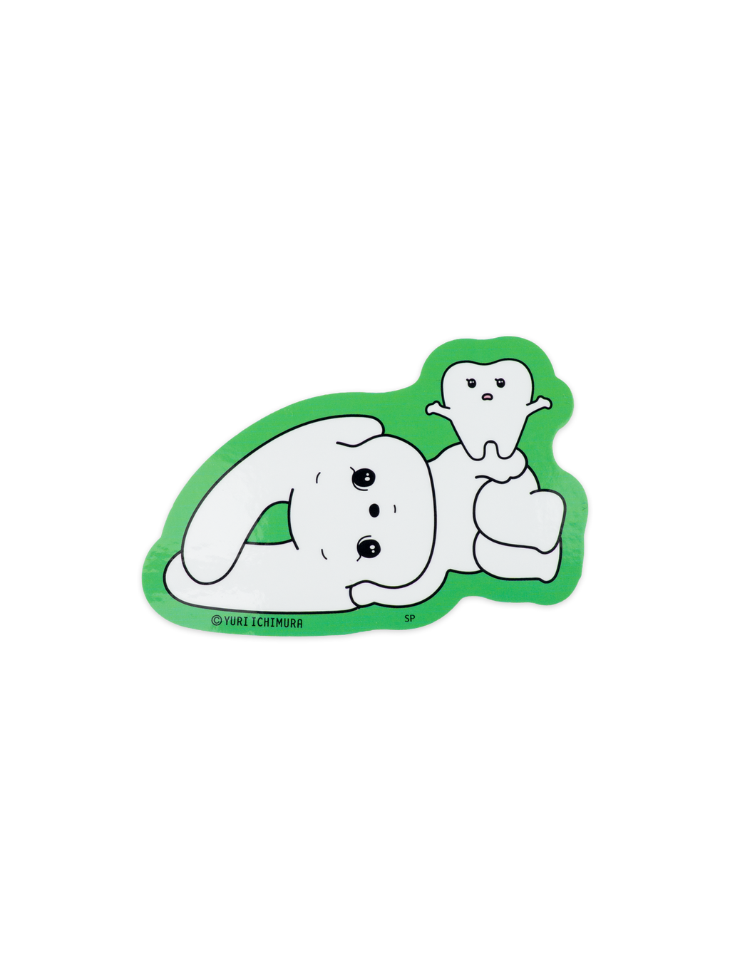 キャラクターステッカー なにげないねずみシラタマ ごろん