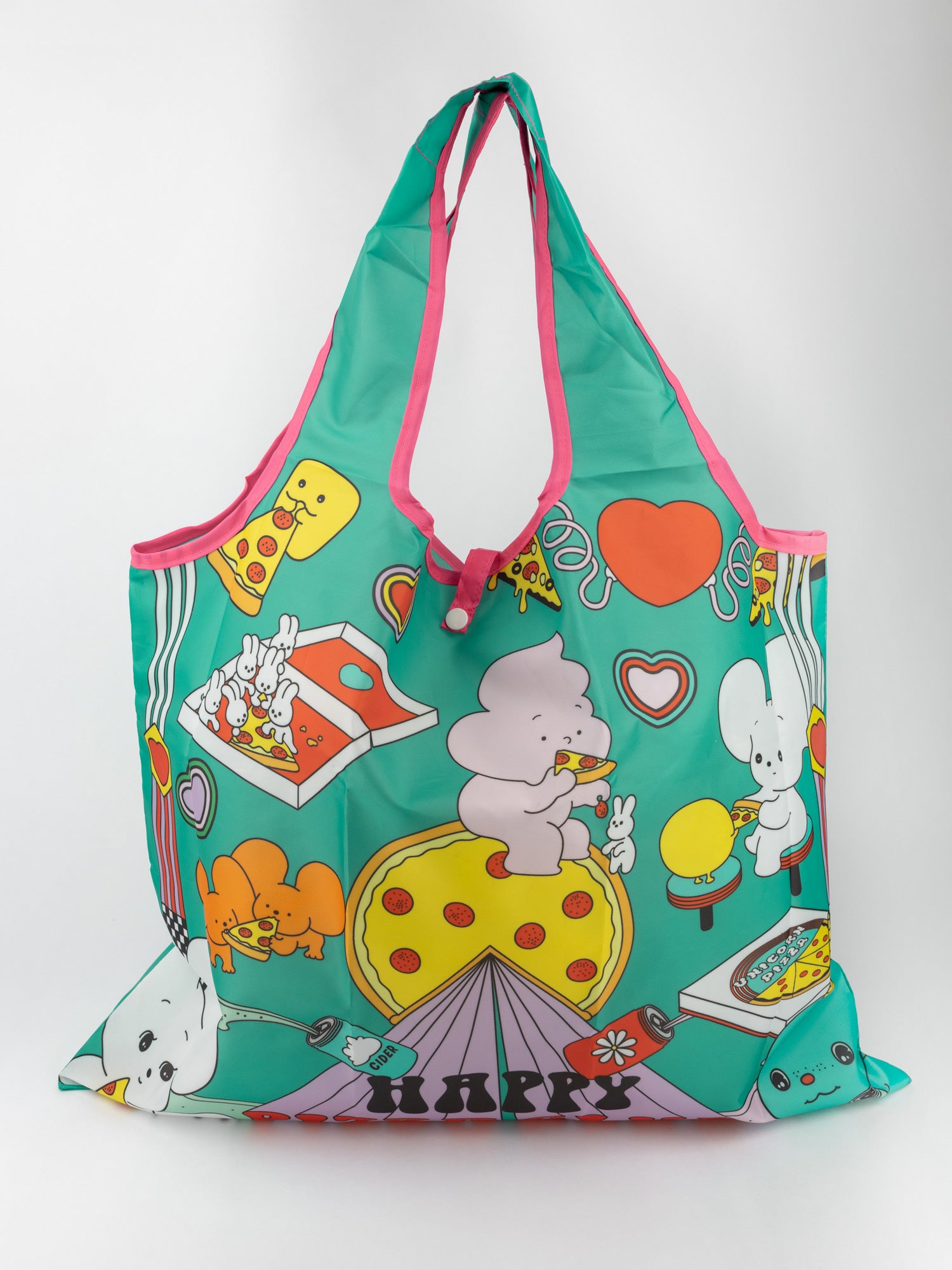 ショッピングバッグＡ なにげないねずみシラタマ ハッピーピザクラブ