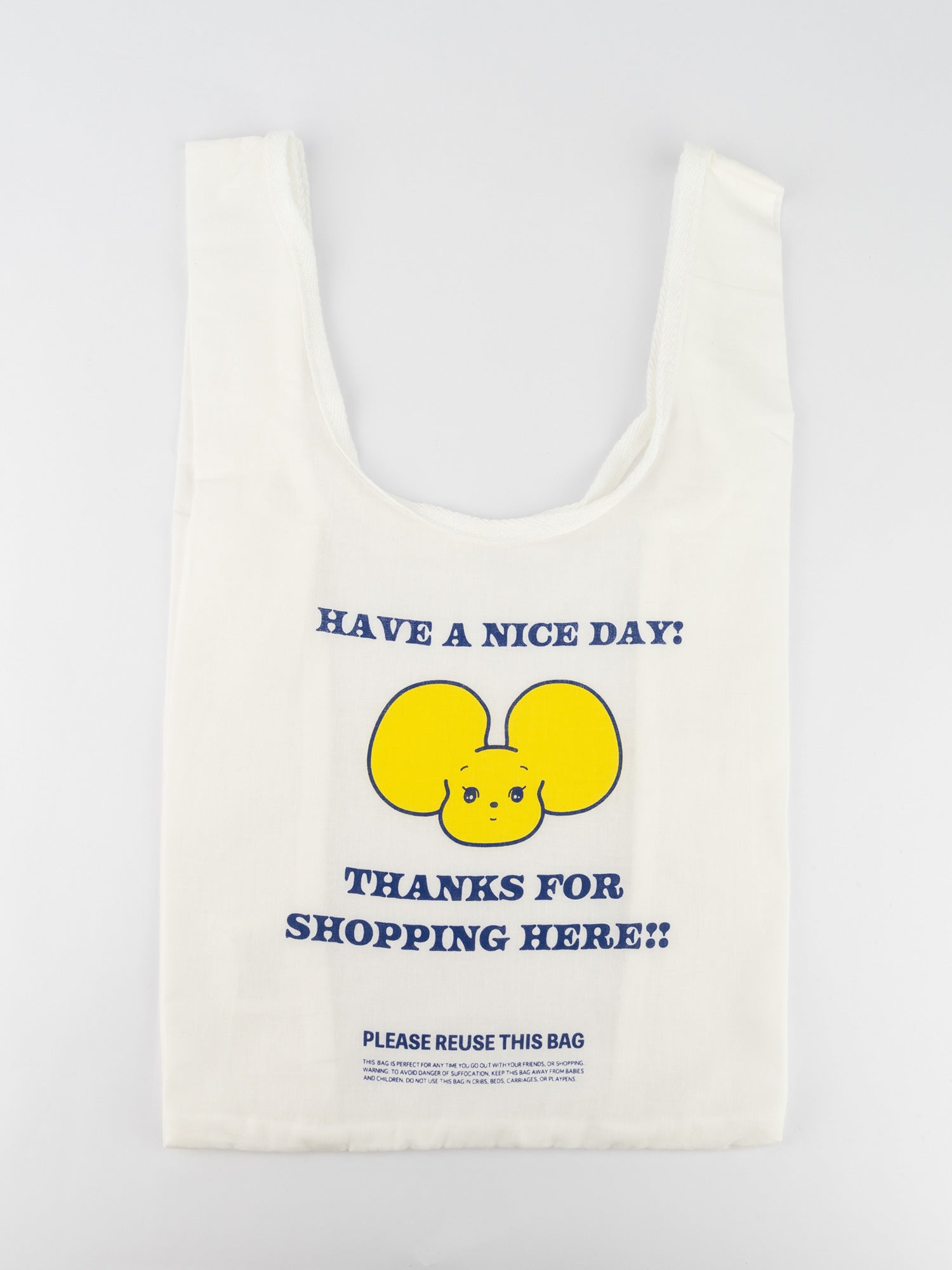 Thank You Bag なにげないねずみシラタマ フェイス