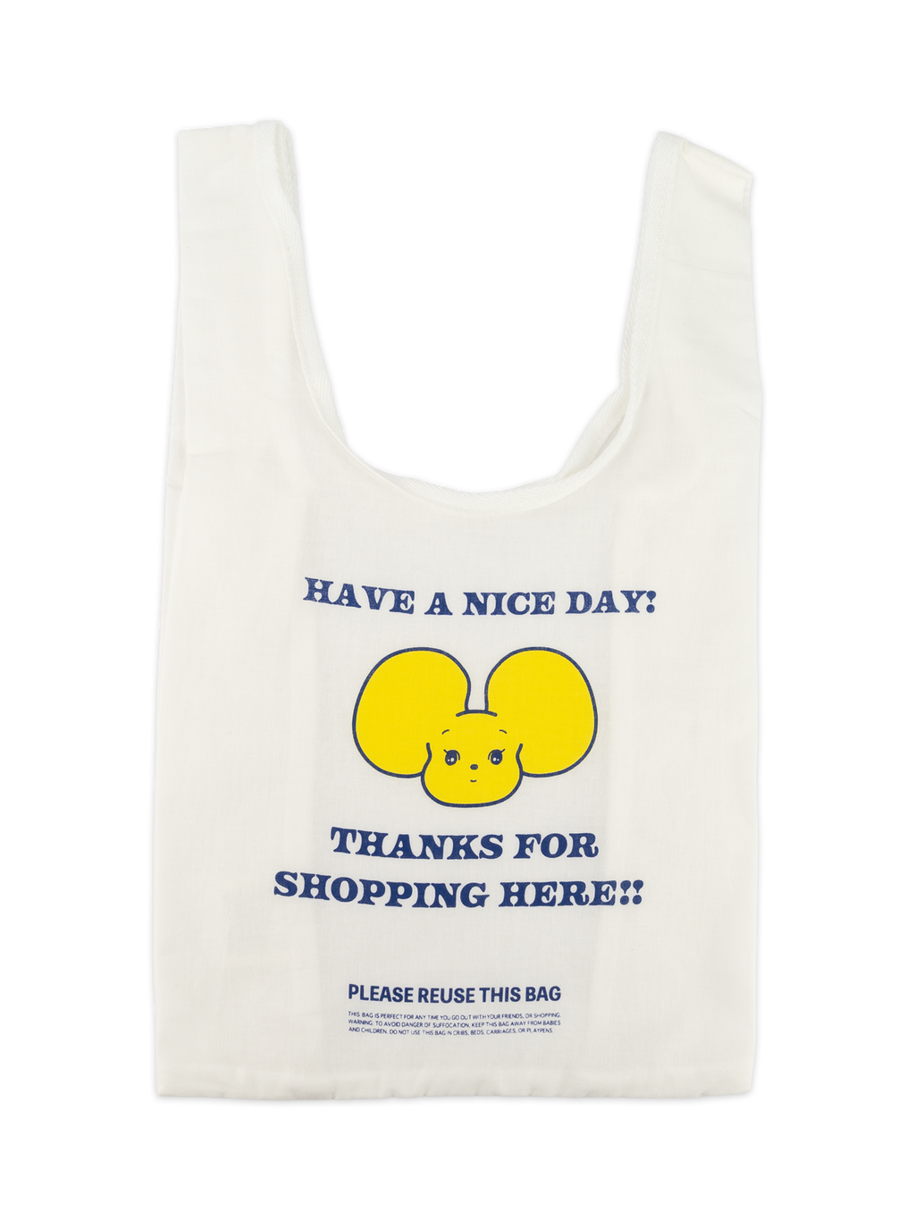 Thank You Bag なにげないねずみシラタマ フェイス