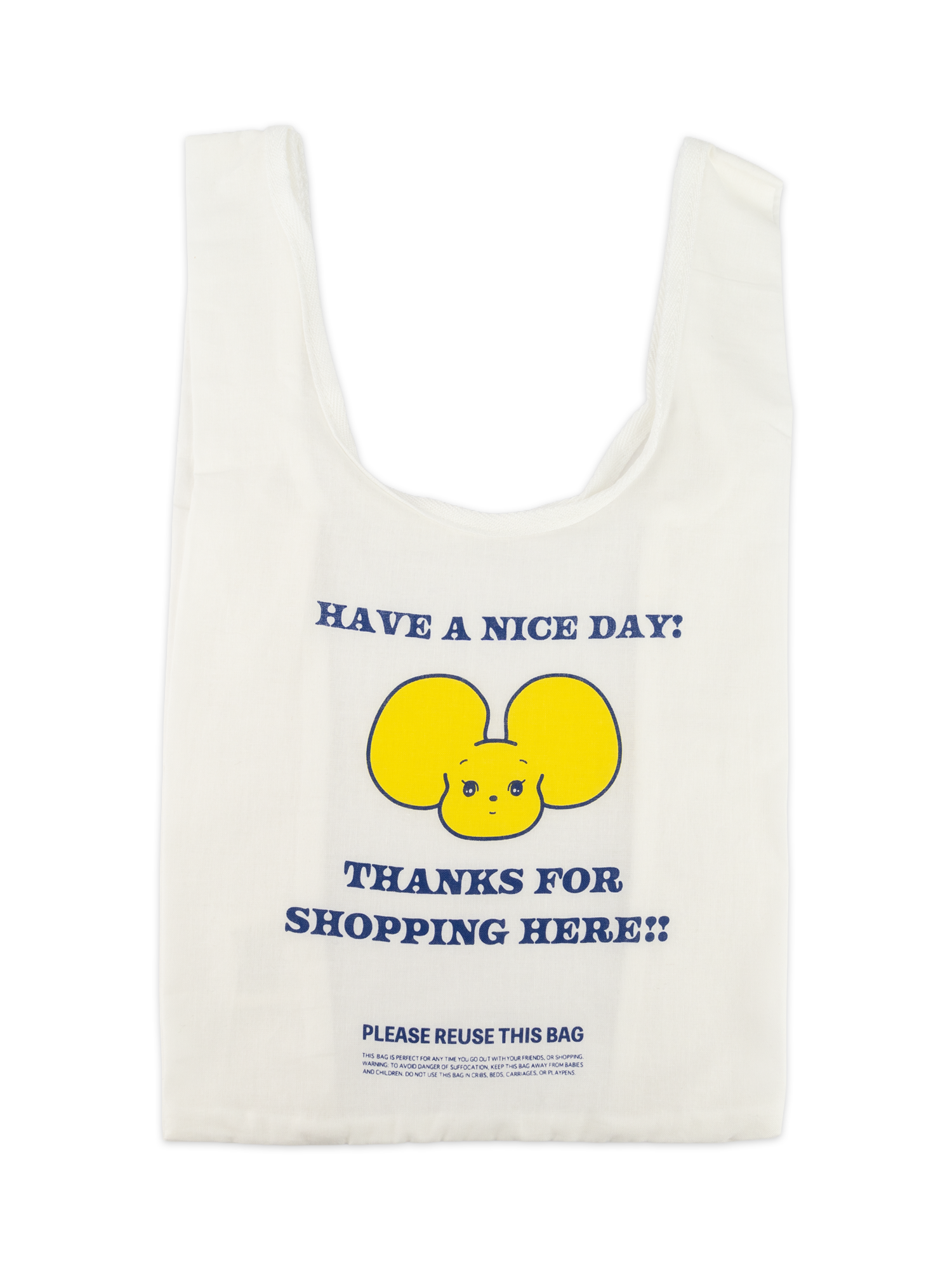 Thank You Bag なにげないねずみシラタマ フェイス