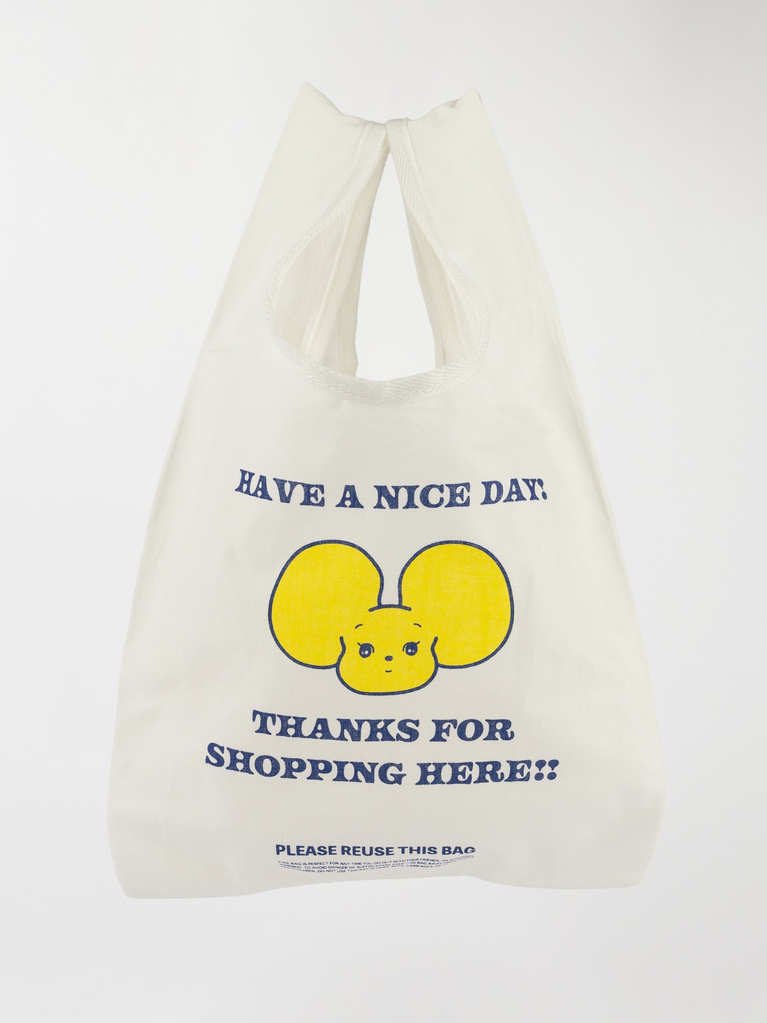 Thank You Bag なにげないねずみシラタマ フェイス