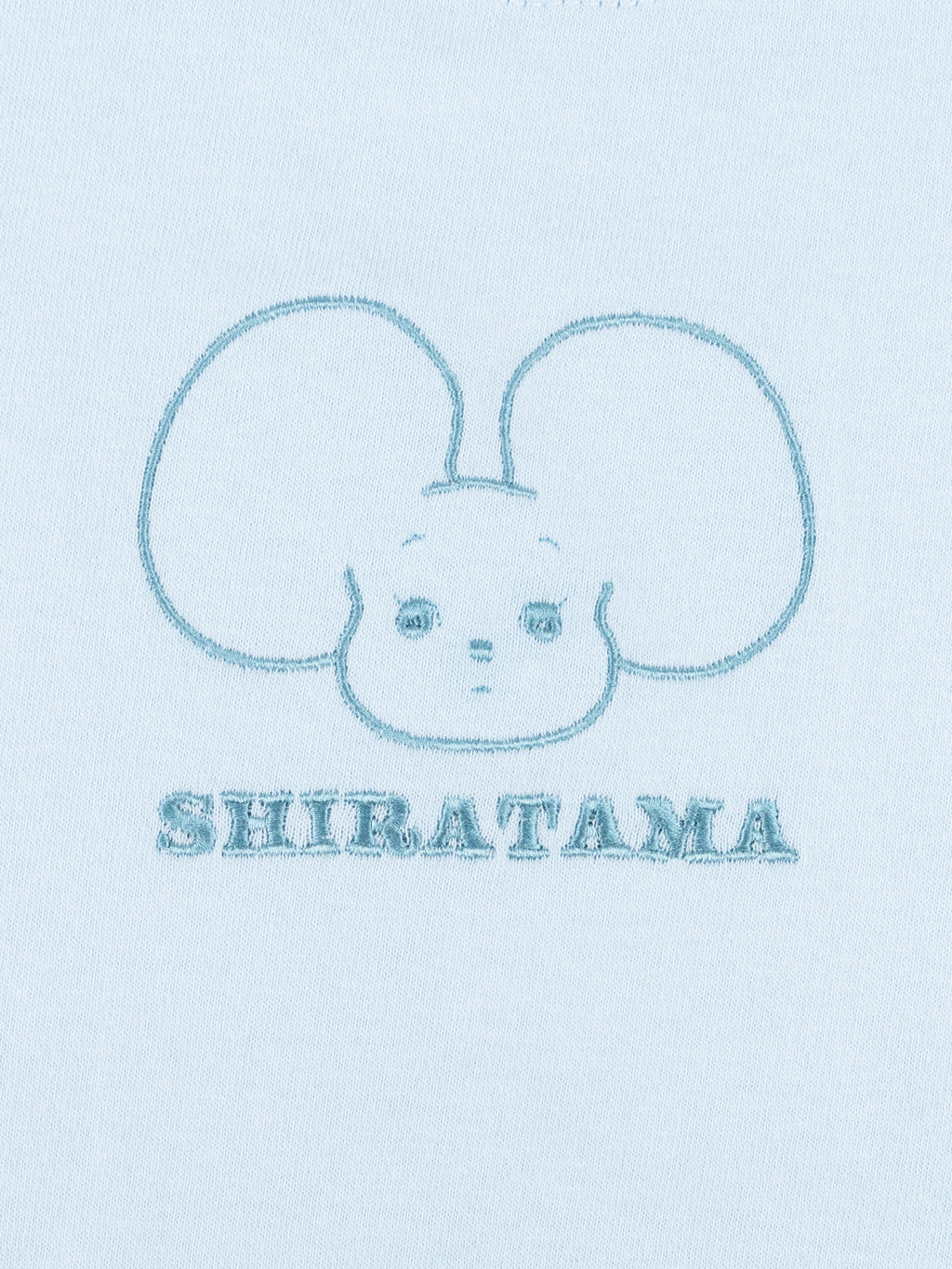 刺繍Ｔシャツ なにげないねずみシラタマ フェイス BL M