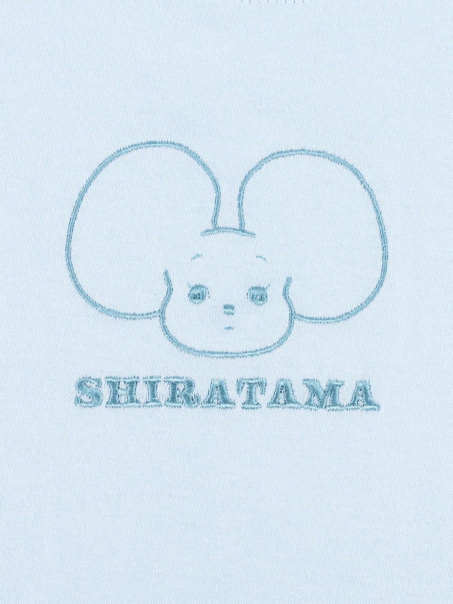 刺繍Ｔシャツ なにげないねずみシラタマ フェイス BL M