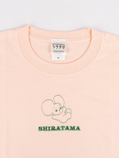 刺繍Tシャツ なにげないねずみシラタマ おっとっと BPK M