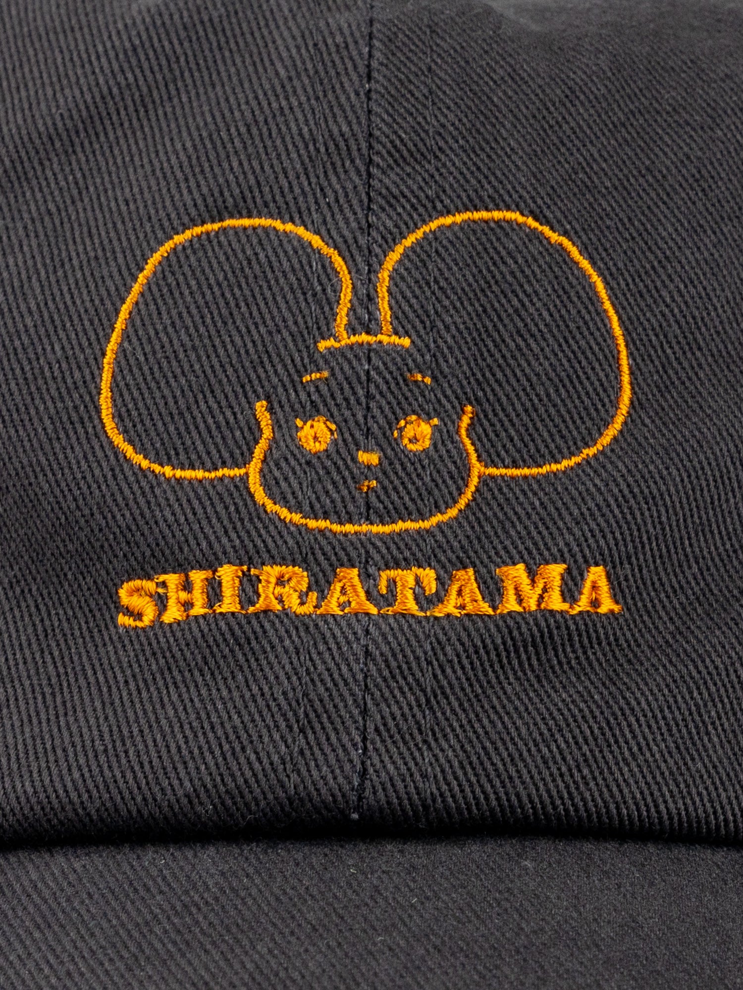 刺繍キャップ なにげないねずみシラタマ フェイス
