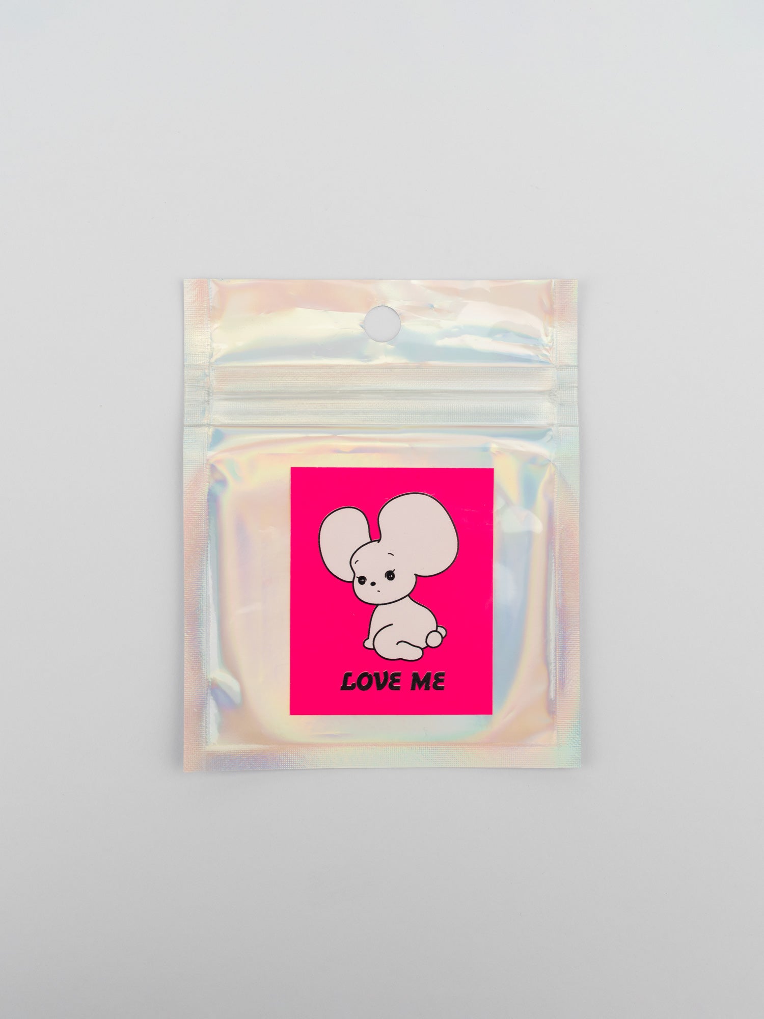ステッカー なにげないねずみシラタマ LOVE ME PK