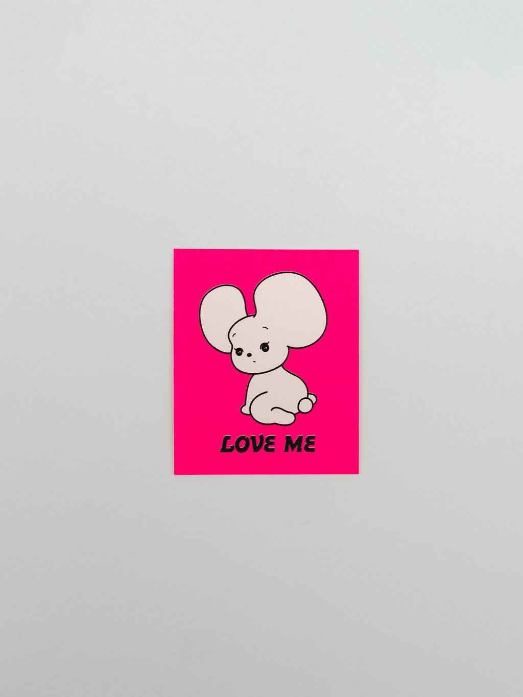 ステッカー なにげないねずみシラタマ LOVE ME PK