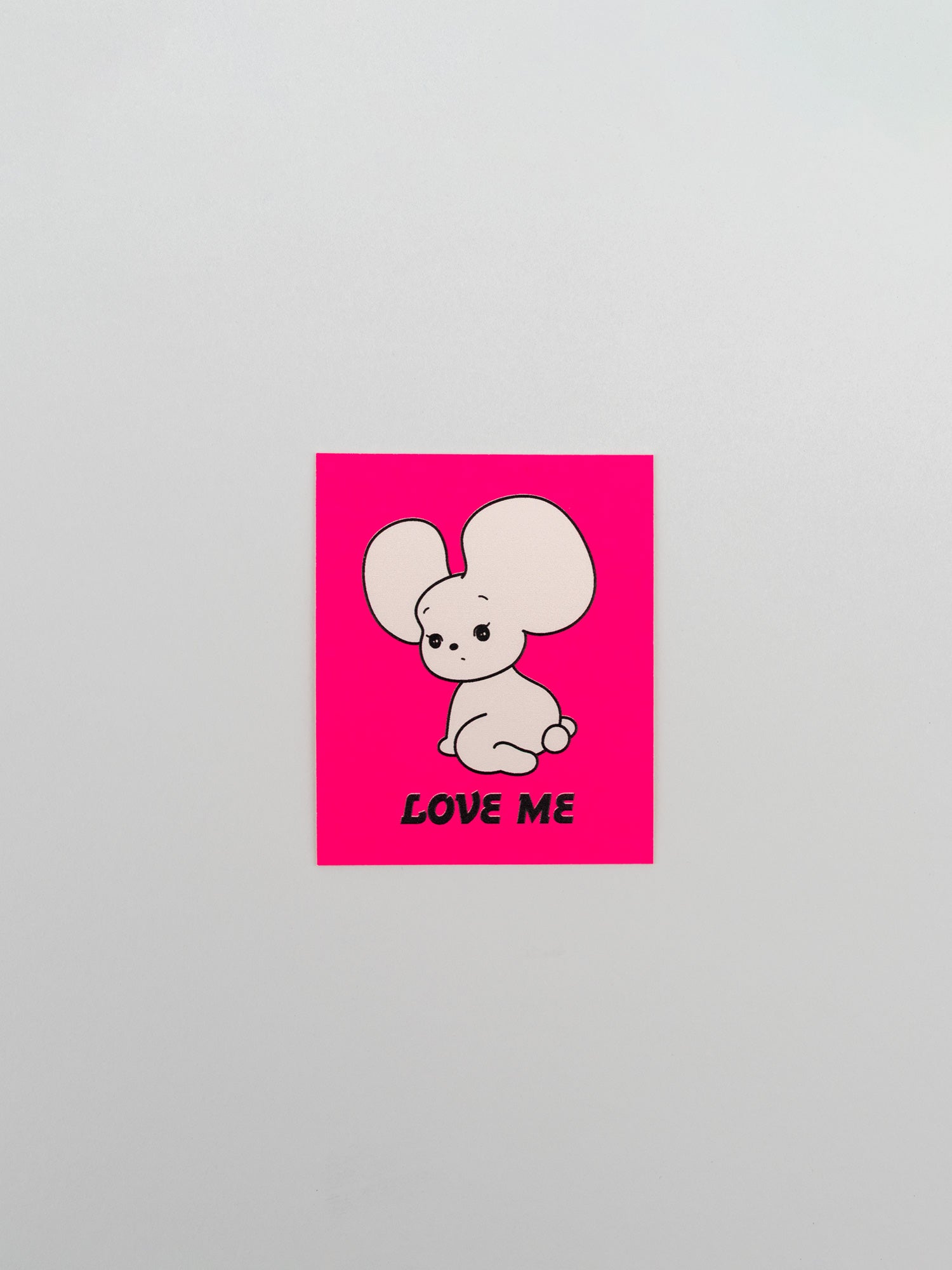 ステッカー なにげないねずみシラタマ LOVE ME PK