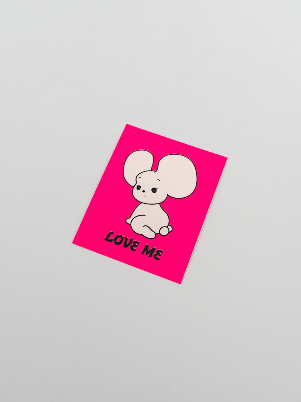 ステッカー なにげないねずみシラタマ LOVE ME PK