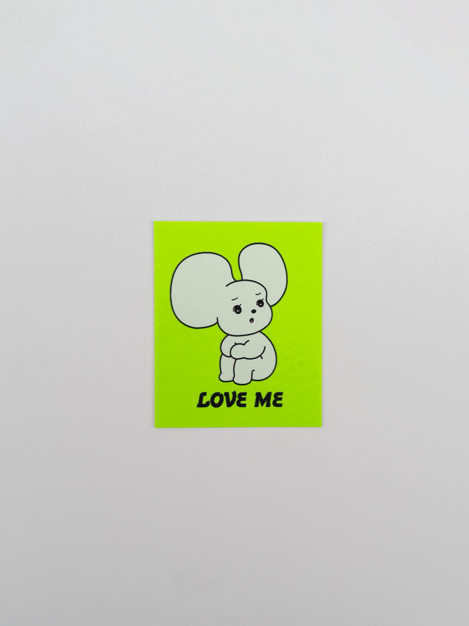ステッカー なにげないねずみシラタマ LOVE ME GR