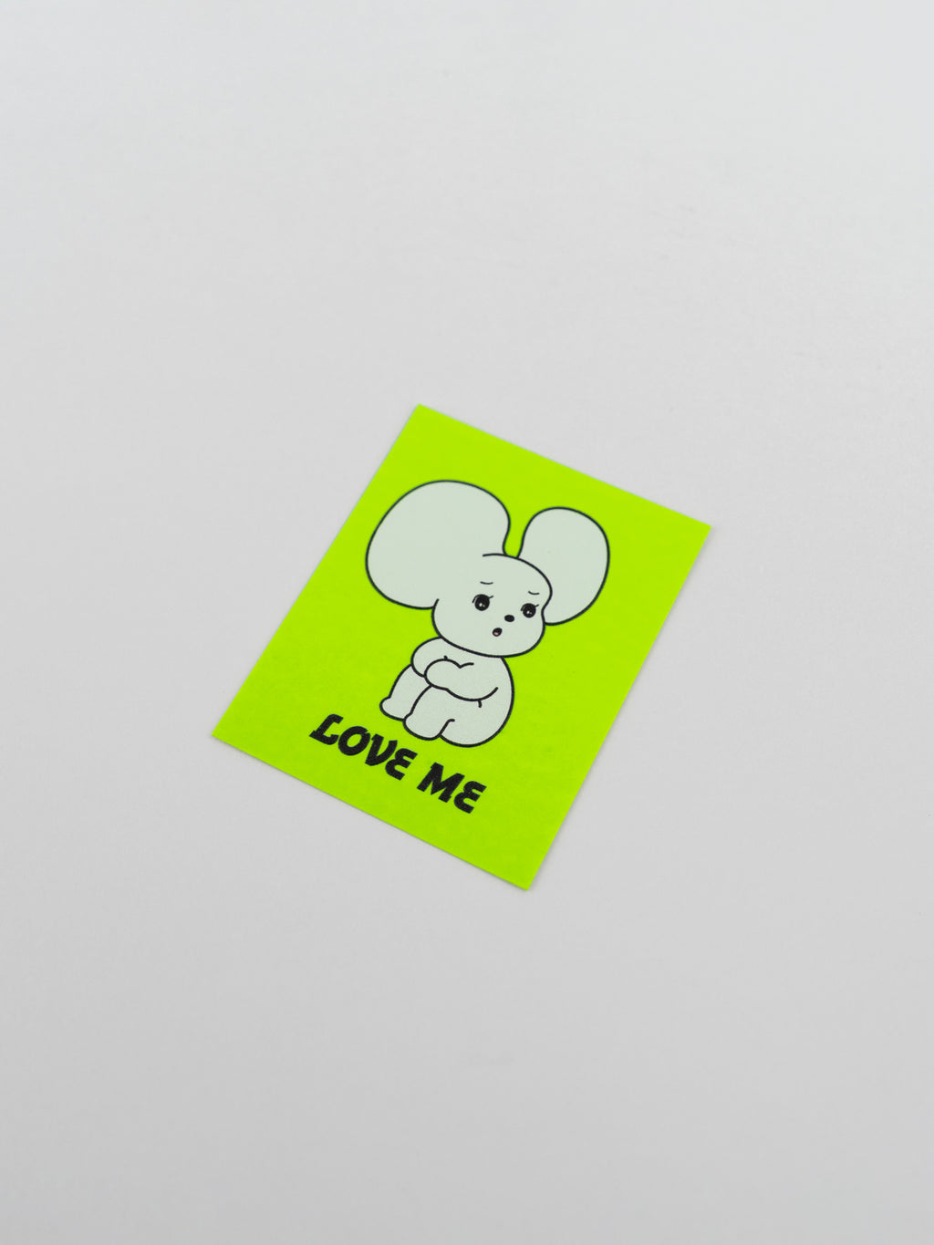 ステッカー なにげないねずみシラタマ LOVE ME GR