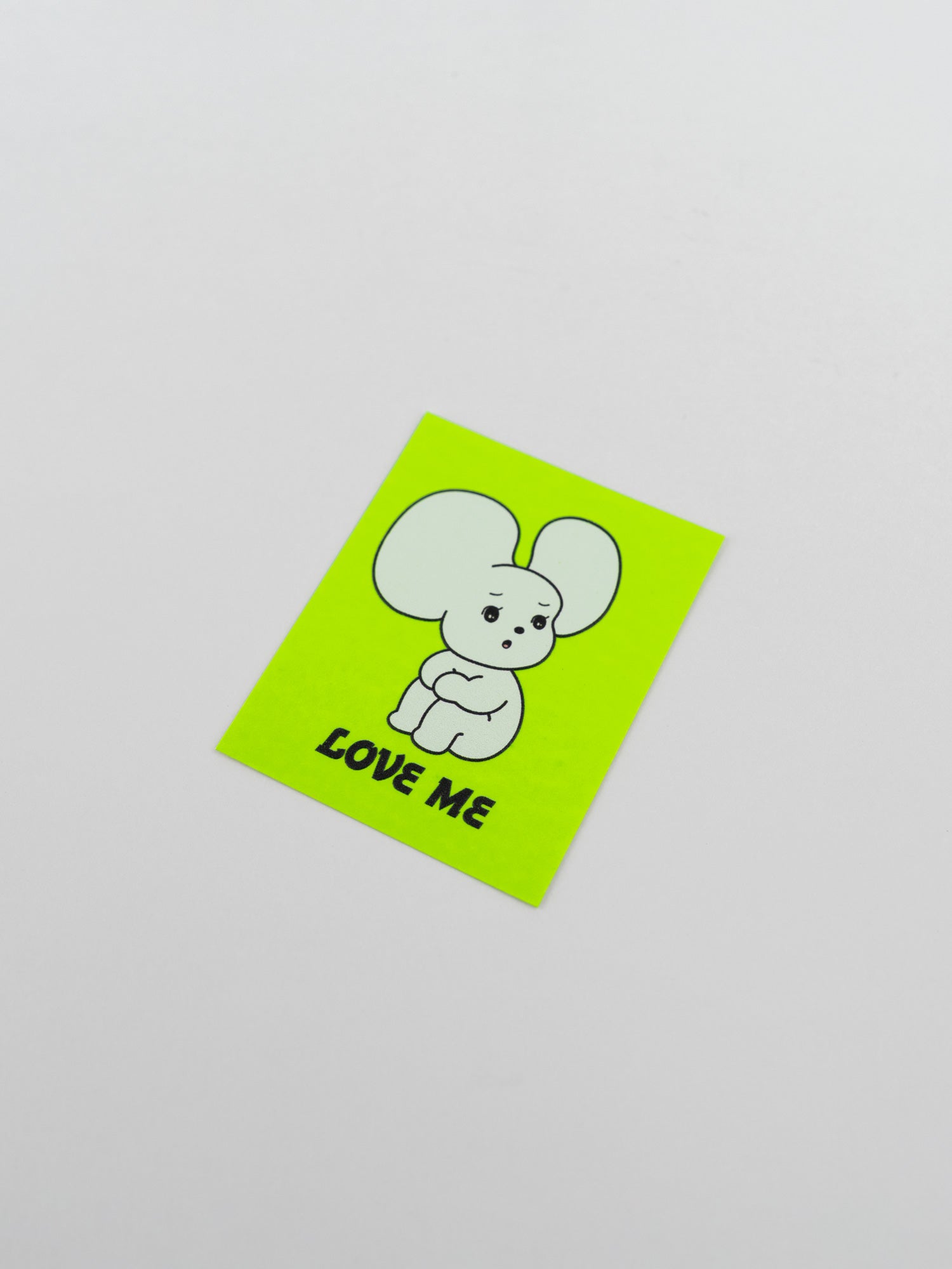 ステッカー なにげないねずみシラタマ LOVE ME GR